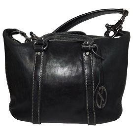 Autre Marque Francesco Biasia borsa a mano in pelle nera