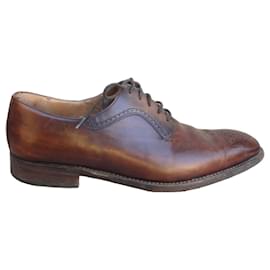 Marvin & Co Robert Leder Oxford Schuhe Braun - Autre Marque