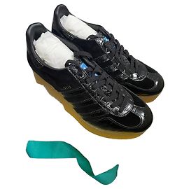 Gucci x Adidas Gazelle Sneakers Platform in Pelle Nera
