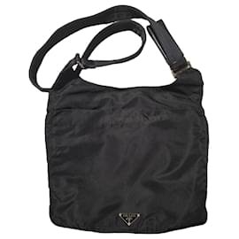 Prada Borsa a Tracolla in Nylon Nero