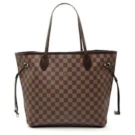Louis Vuitton Marrone Damier Ebene Neverfull MM