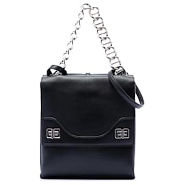 Borsa Prada Black Soft Calf Double Turnlock