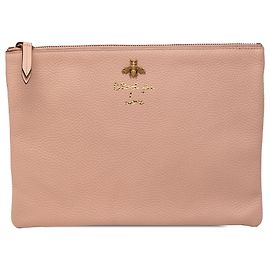 Clutch Blind For Love in pelle rosa Gucci