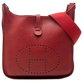 Hermès Red Clemence Evelyne II PM