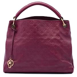 Louis Vuitton Red Monogram Empreinte Artsy MM