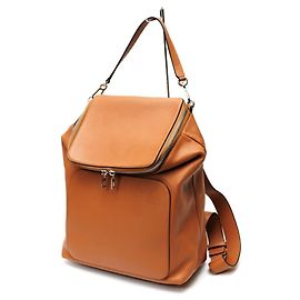 Loewe Goya Backpack Brown Leather