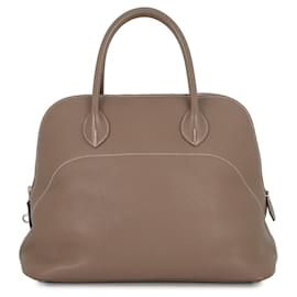 Hermès Borsa Hermes Bolide Relax 35 in Etoupe Gray