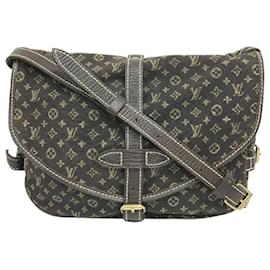 Borsa Louis Vuitton Monogram Mini Lin Saumur 30