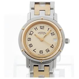 Montre de poignet Hermes Clipper Beige Quartz - Hermès