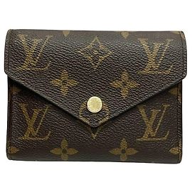 Louis Vuitton Monogram Portefeuille Victorine M41938 Carteira Dobrável