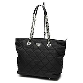 Prada gesteppte Nylon-Chain-Tote-Tasche