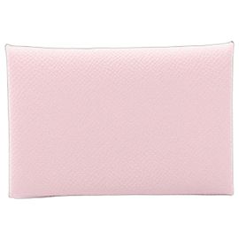 Monedero Calvi rosa Hermès