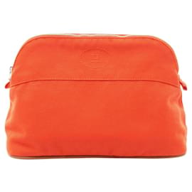Hermès HERMES Bora Pouch GM Bag, Straw Cotton, Natural, Men's