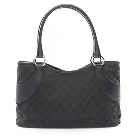 Borsa Tote Gucci GG Canvas - Nero