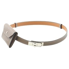 Hermes Kelly Pocket 18 Etoupe Belt - Hermès