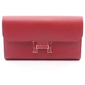 Portefeuille long plié Constance d'Hermès