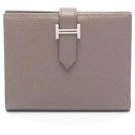 Cartera compacta de dos pliegues Hermès Bearn