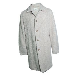 Autre Marque Kestin, cappotto Edinburgh in pile di lana color oatmeal