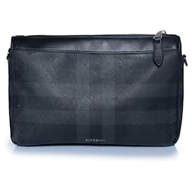 Burberry, sac rambler en toile à imprimé Check