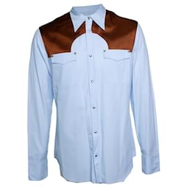 Maison Margiela, camicia western blu - Maison Martin Margiela