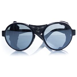 Moncler, aviator rotondo con lenti specchiate