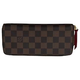 Portafoglio in tessuto Louis Vuitton Clemence