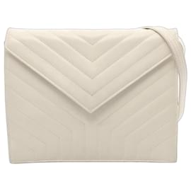 Sac à main en cuir blanc Yves Saint Laurent