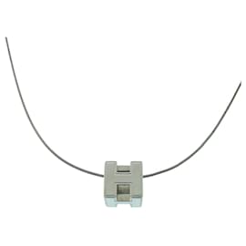 Collier en métal Hermes Cage d'H H-cube - Hermès