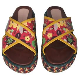 Autre Marque Sandali zeppa Hilfiger Collection stampa floreale