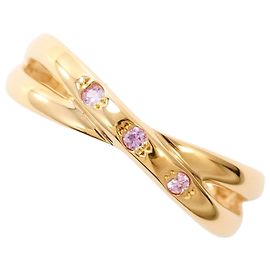Autre Marque 18K Roségold Saphir Ring