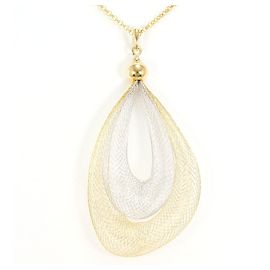 Autre Marque Collana in oro 18K bianco e giallo