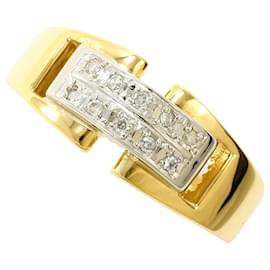 Autre Marque Ring aus PT900-Platin und 18K Gelbgold