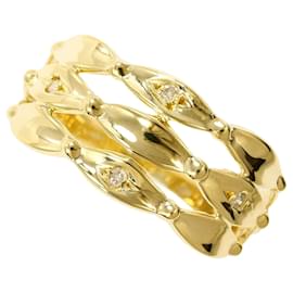 Autre Marque 18K Gelbgold-Ring mit Diamant