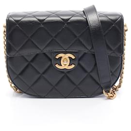Bolso de hombro de piel matelassé Chanel
