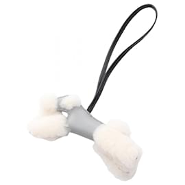 Hermes Buddy Charm in Gray, Black, and White - Hermès