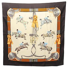 Hermes Carre 90 JUMPING Schal Tuch - Hermès