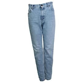 Saint Laurent, jeans Nico de tiro medio y corte recto
