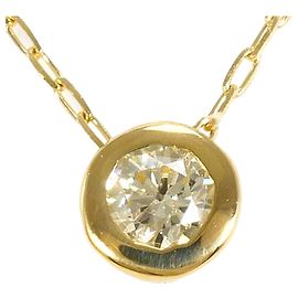 Autre Marque Collana in oro giallo 18K con diamante