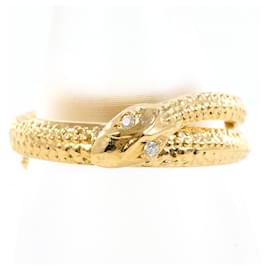 18K Gelbgold Diamantring - Autre Marque