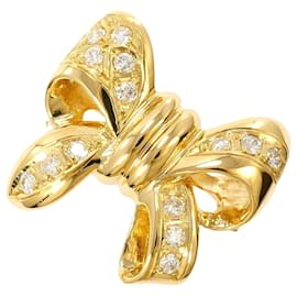18K Gelbgold-Ring mit Diamant - Autre Marque