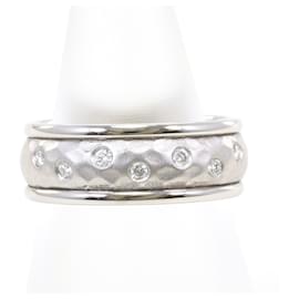 18K Weißgold-Ring mit Diamant - Autre Marque