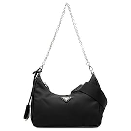 Borsa a tracolla con catena Prada Re-Edition 2005