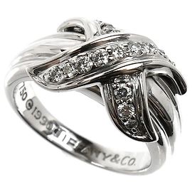 Tiffany & Co. 18K Weißgold Diamantring