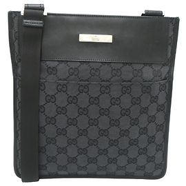 Borsa a tracolla Gucci GG Canvas Nera