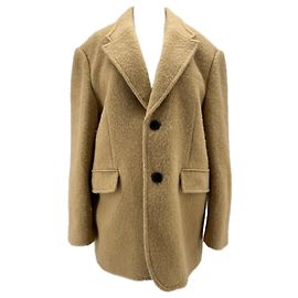 Autre Marque Abrigo de lana beige DUNST L