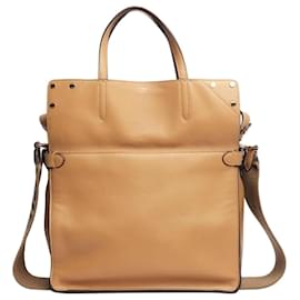 Bolso tote de cuero Flip color tan - Fendi