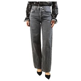 Agolde Vaqueros de pierna ancha gris lavado - talla UK 8