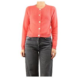 Autre Marque Rosa Kaschmir-Cardigan - Größe UK 12
