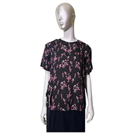 Sonia by Sonia Rykiel Oberteil aus Viskose in Schwarz mit Blumenprint - Sonia By Sonia Rykiel
