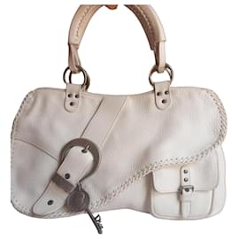 Borsa Dior in pelle bianca